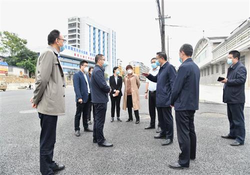 市教体局副局长蒋鸿荣带队检查指导<br/>学院疫情防控工作