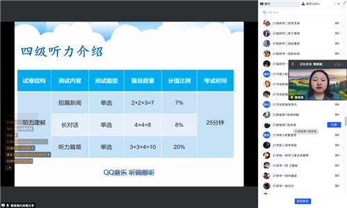 外语系举办大学英语四六级考试公益培训会